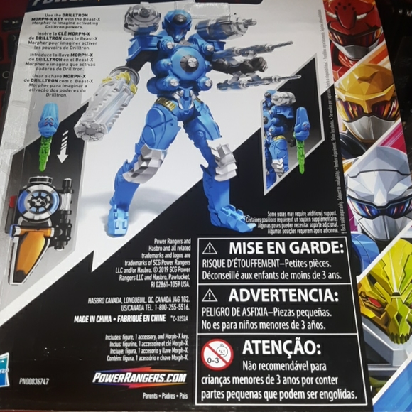 NWT Saban's POWER RANGERS Beast Morphers Drilltron - Picture 9 of 10